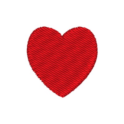 Stickmotiv Herz mit Wunschtext individuell personalisierte Bestickung