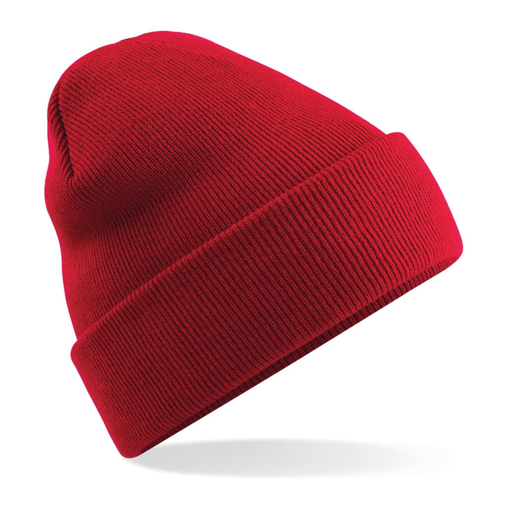 Bitcoin-Beanie bestickt mit dem Bitcoin-Symbol B