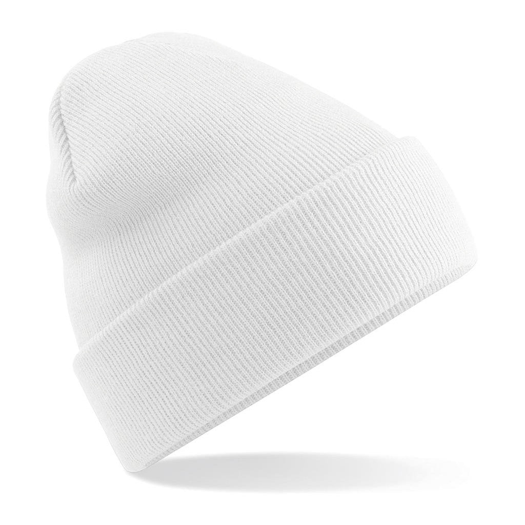 Bitcoin-Beanie bestickt mit dem Bitcoin-Symbol B