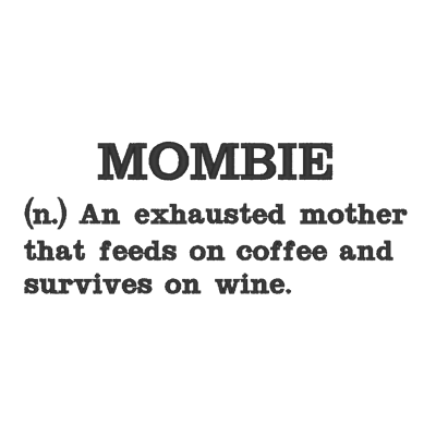 "MOMBIE" bestickte Herren T-Shirt Bio-Baumwolle 175/m²