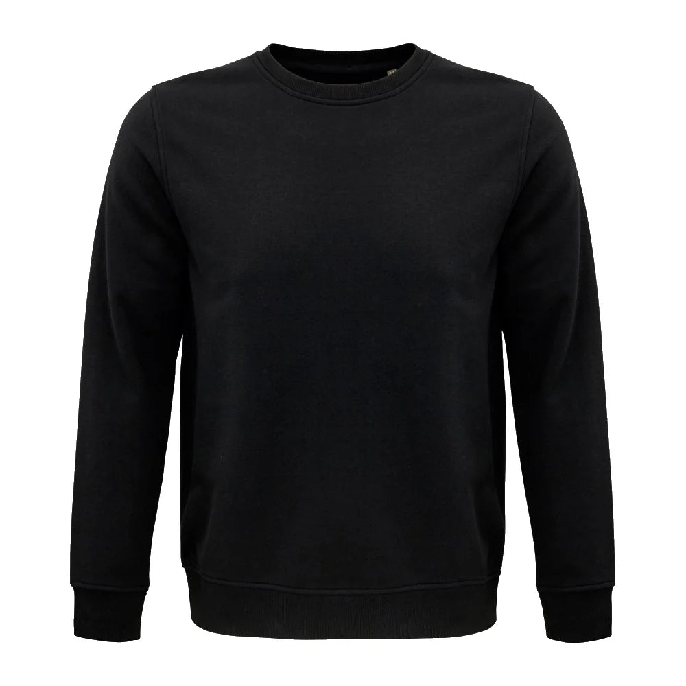 bestickter Bio-Baumwolle Unisex Pullover