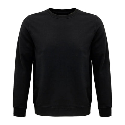 bestickter Bio-Baumwolle Unisex Pullover