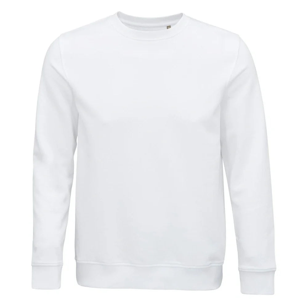 bestickter Bio-Baumwolle Unisex Pullover