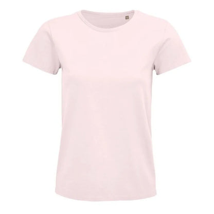 besticktes Bio Baumwoll Frauen T-Shirt
