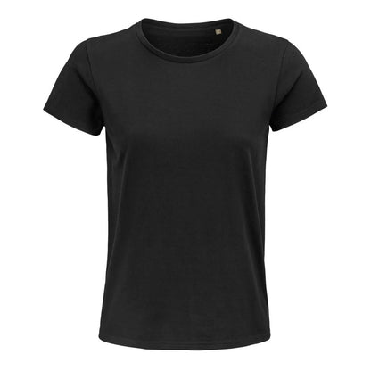 besticktes Bio Baumwoll Frauen T-Shirt