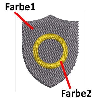 Stickmotiv Owner mit Wunschtext individuell personalisierte Bestickung