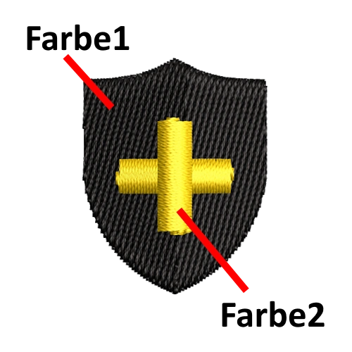 Stickmotiv Owner-Mistress mit Wunschtext individuell personalisierte Bestickung